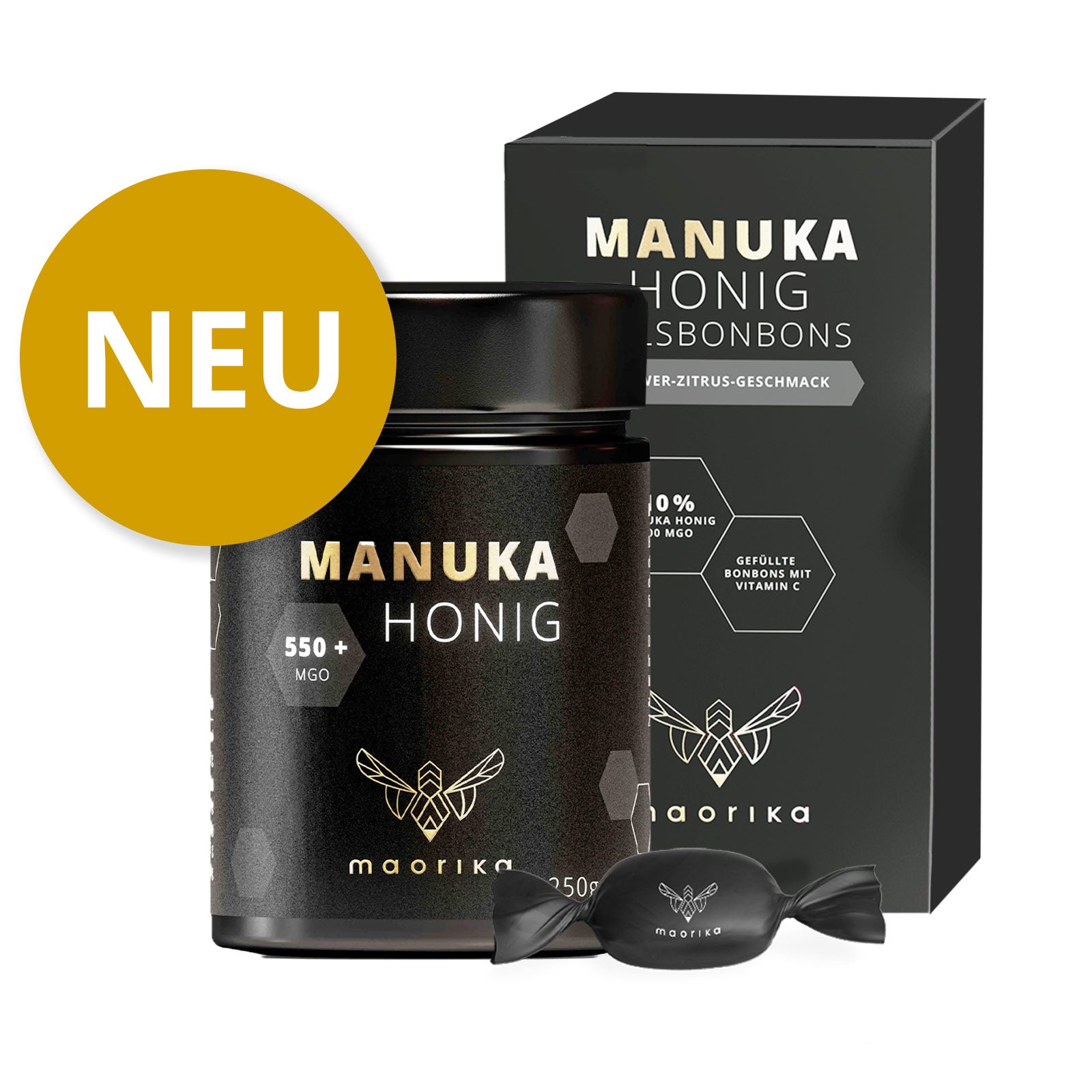 Miel de Manuka MGO 550 + Bonbons pour la gorge de Manuka offerts