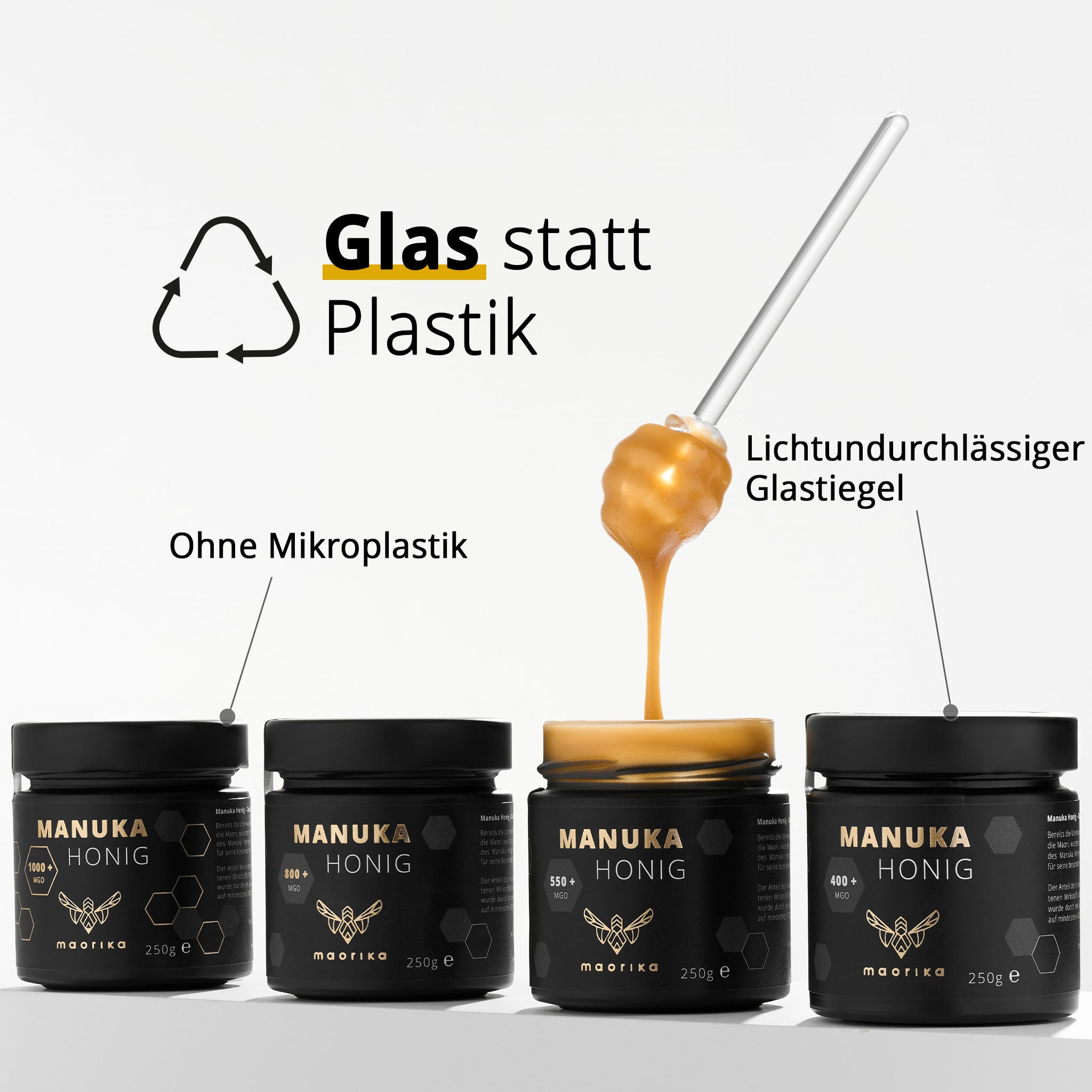 Manuka Honig MGO 550+ mit Propolisanteil