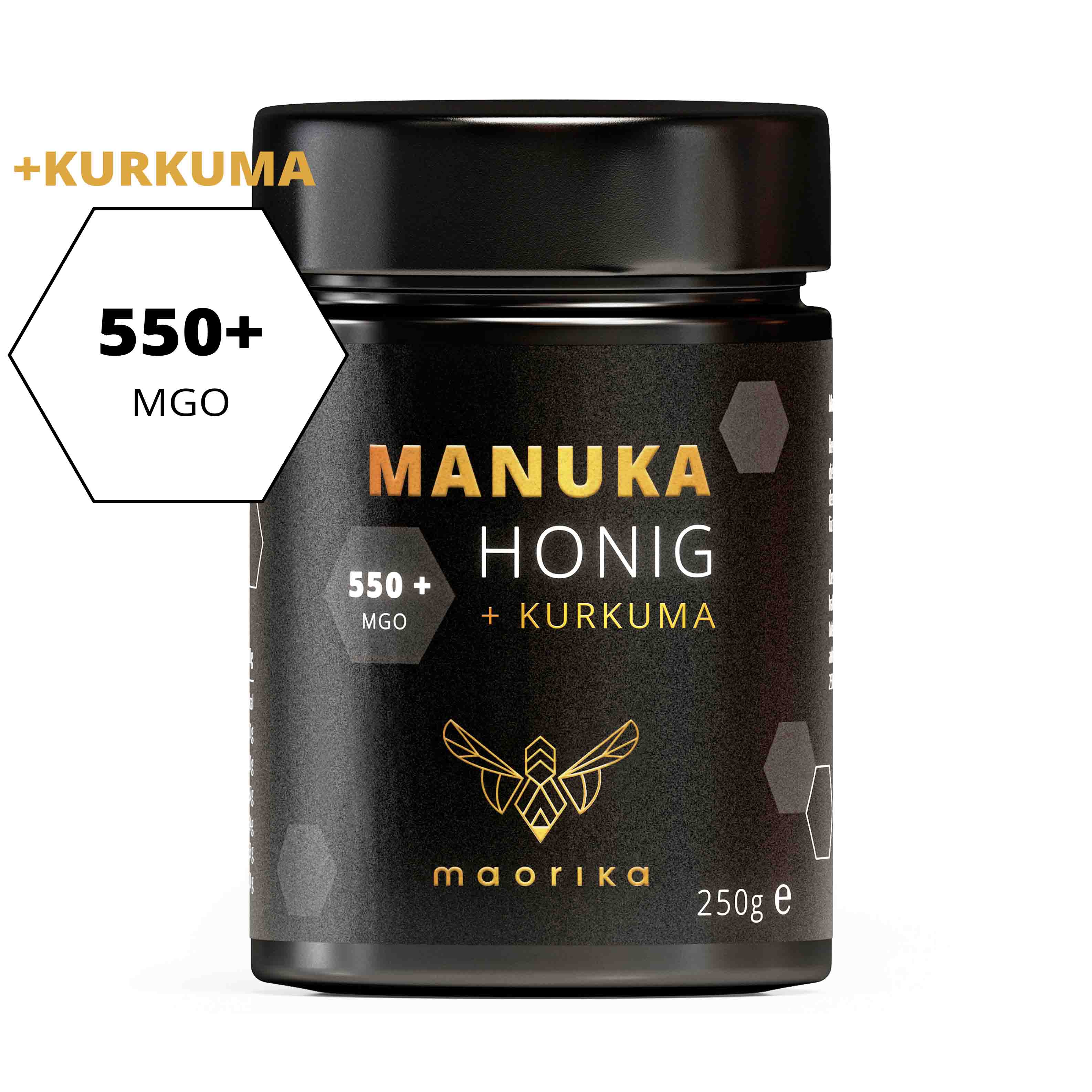 Miel de Manuka MGO 550+ au curcuma