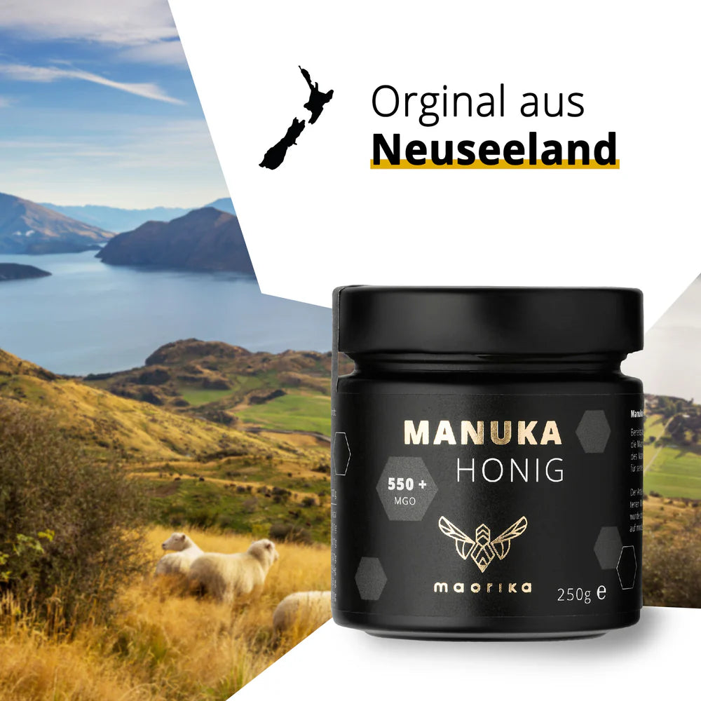 Manuka Honig MGO 550+  & gratis Manuka Gummies