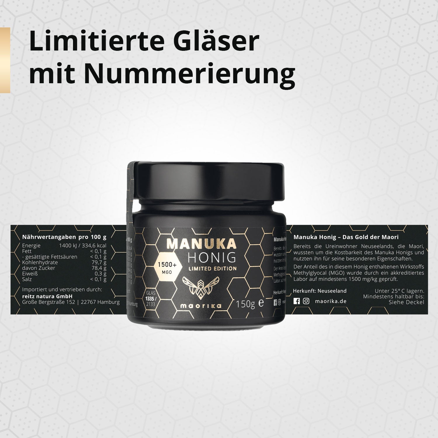 Miel de Manuka MGO 1500+