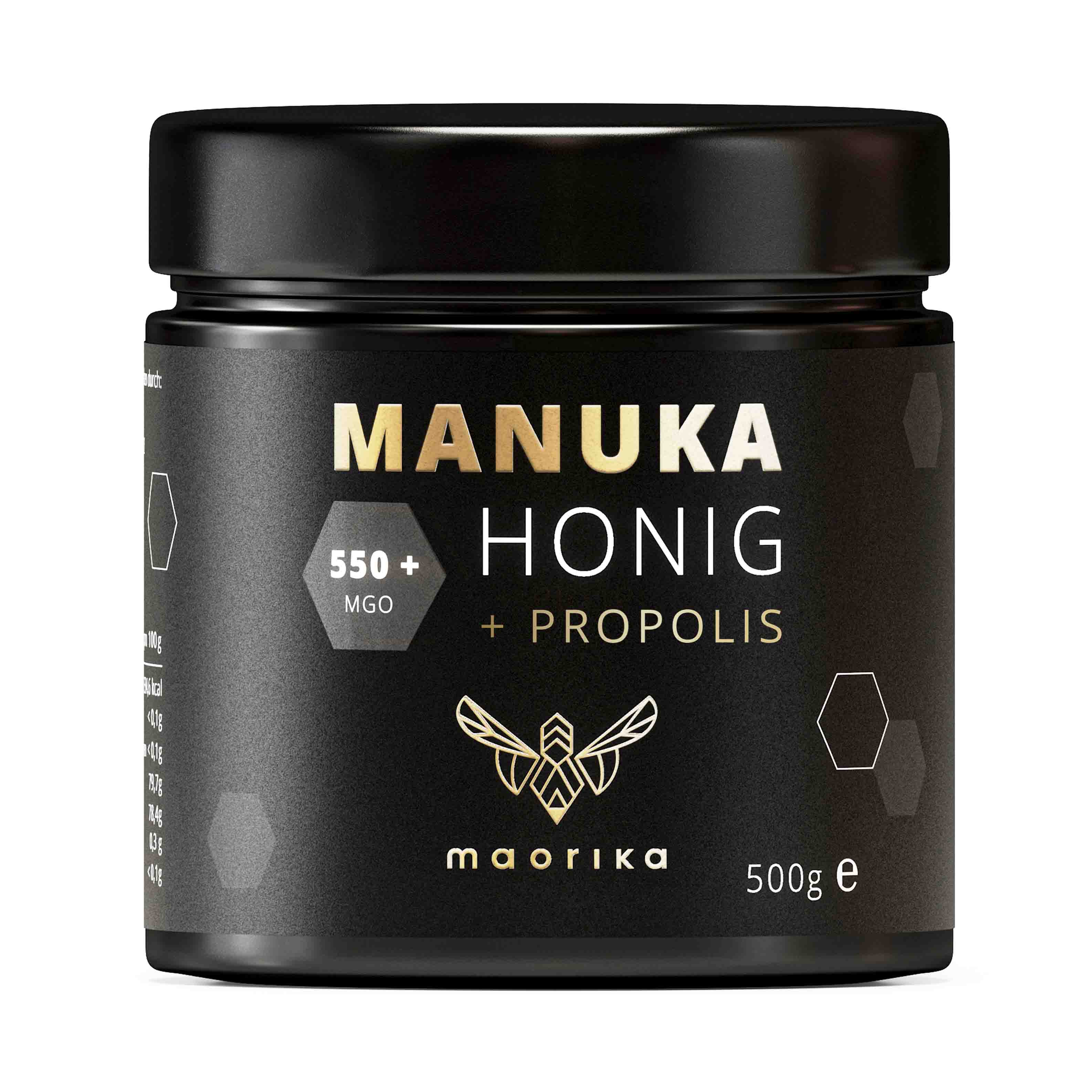 Manuka Honig MGO 550+ mit Propolisanteil